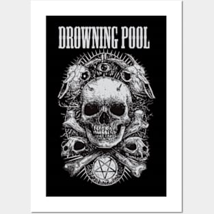 DROWNING POOL VTG Posters and Art
